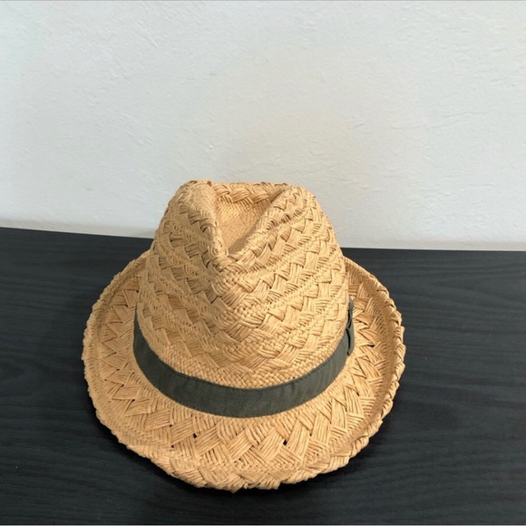 Two Banana republic straw fedora, brown and tan, brown size M/L, tan size L/XL, - Picture 5 of 6